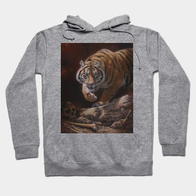 animal tiger Hoodie by SiciliaAlanovich